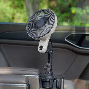 Ventilateur de voiture Pluska G16 portable, mini, avec base réglable, support rotatif 5V, vitesse réglable, pour porte-gobelet - Product Image 5