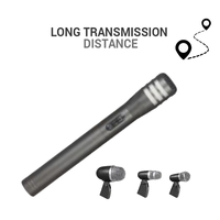Emballage de boîtier en aluminium de vol DK-7 l'ensemble de microphone de tambour en métal pour le spectacle professionnel