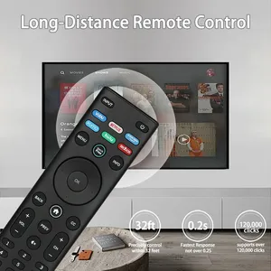 XRT140รีโมทคอนโทรลสำหรับ VIZIO สมาร์ททีวีพร้อม vudu Netflix primvideo XUMO Hulu <span class=keywords><strong>redbox</strong></span> ดูฟรีปุ่ม - Product Image 3