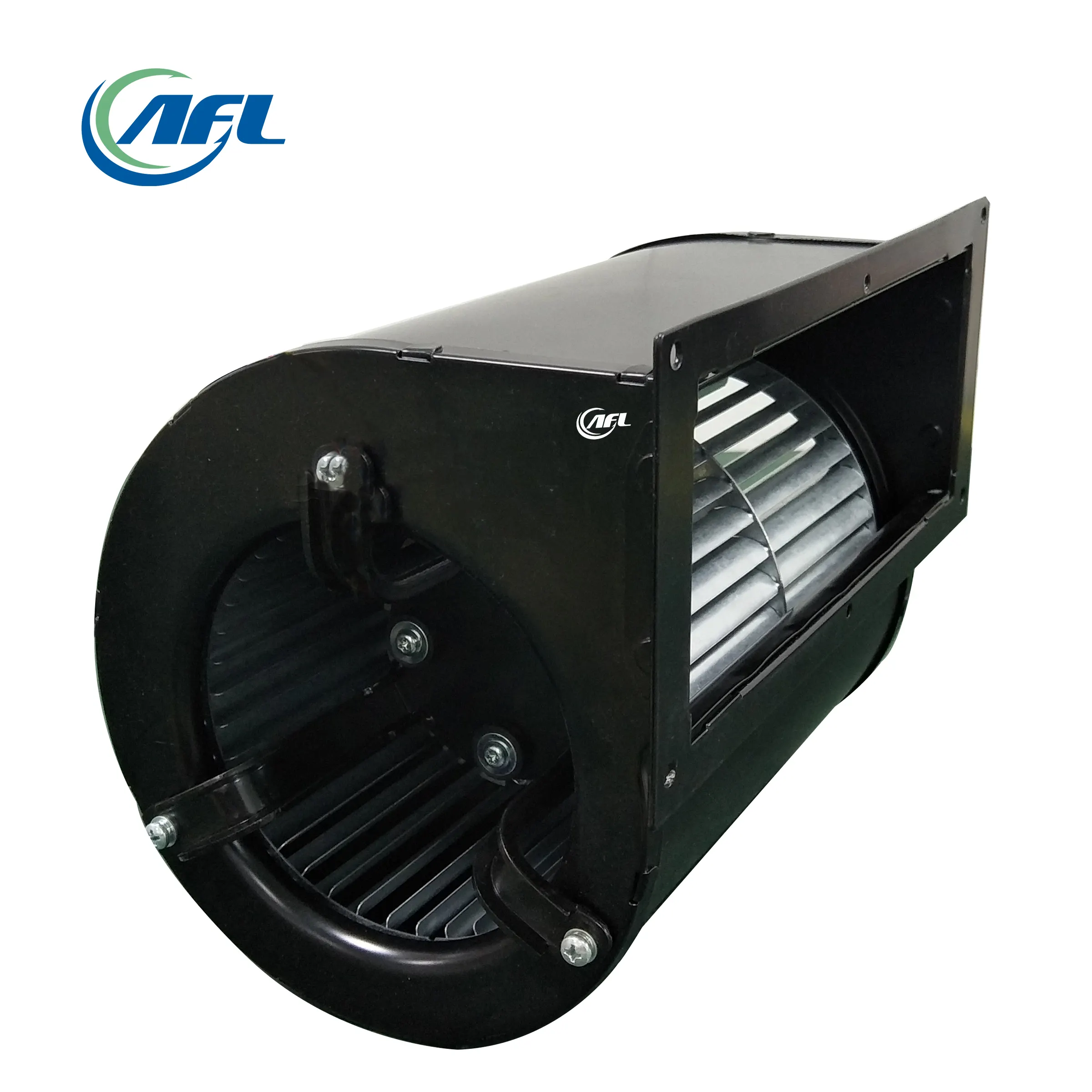 Impulsor de plástico de entrada única, ventiladores centrífugos con marco para equipos de ventilación, AFL 133mm AC/EC 220V