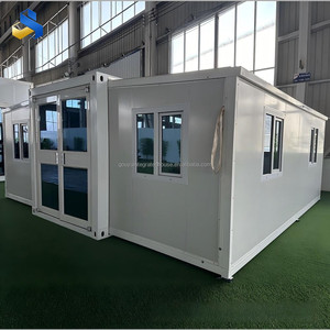 Casa Prefabbricata Espandibile in Container <span class=keywords><strong>da</strong></span> 40Ft e 20Ft Pronta all'Uso, Villa Prefabbricata Pieghevole in Acciaio Leggero in Vendita - Product Image 1