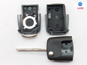 Cho Volkswagen <span class=keywords><strong>VW</strong></span> <span class=keywords><strong>Jetta</strong></span> Golf Passat Bọ Cánh Cứng Skoda ghế Polo B5 2 nút xe từ xa chính lật gấp vỏ chìa khóa trường hợp - Product Image 6