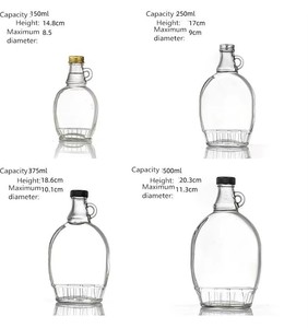 Fourniture d'usine : Pots en verre transparents plats 250 ml, 100 pièces, pour confiture de myrtilles, miel, sirop d'érable, sucre, emballage vide en forme de cylindre avec <span class=keywords><strong>bouchon</strong></span> à vis - Product Image 6