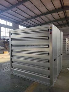 Ventilateurs extracteurs industriels en acier inoxydable de 40 pouces (1100 mm) à entraînement direct, personnalisables, pour montage mural, type marteau oscillant - Product Image 4