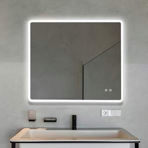 Customizable Full-Size LED <b>Smart</b> <b>Mirror</b> with Lighting Touch Screen Bathroom <b>Mirror</b> for Outdoor & Staircase for Living Room Hotel - Product Image 2