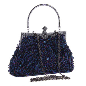 Vintage Bride <strong>Wedding</strong> <strong>Guests</strong> Gift Purse Graduation Prom Party <strong>Clutch</strong> Vintage Beaded <strong>Clutch</strong> Evening <strong>Bags</strong> <strong>for</strong> Women - Product Image 2