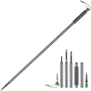 Nouvelle bâton de randonnée pliable multifonctionnelle pour la randonnée en plein air, bâton de défense personnelle, ensemble de camping en montagne, bâton de marche, escalade - Product Image 6