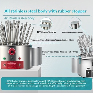 Sécheur à flux d'air en verre Labshark pour <span class=keywords><strong>laboratoire</strong></span>, pour tube, fiole, bécher, équipement de séchage à l'humidité en acier inoxydable, fabriqué en Chine continentale - Product Image 3