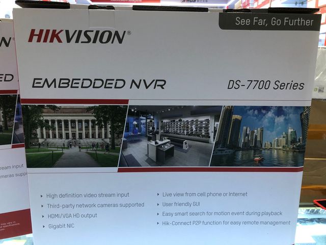 Hikvision Original 32 Channel 16PoE NVR DS-7732NI-K4/16P 4K Output 4 SATA Large Storage Plug & Play Security Video Recorder