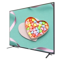 Televisor LED de Pantalla Plana Más Popular de Fábrica OEM Personalizado Verificado, Panel LED UHD 4K, Pantalla de Televisor Inteligente Android, Televisor Mini LED de 55 Pulgadas