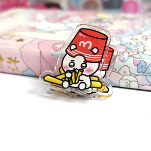 जियका वामीमेन संग्रह रचनात्मक कार्टून पारदर्शी ऐक्रेलिक पीपी नोट टेस्ट पेपर क्लिप क्रिसमस प्लास्टिक सामग्री की दुकान क्लिप - Product Image 4