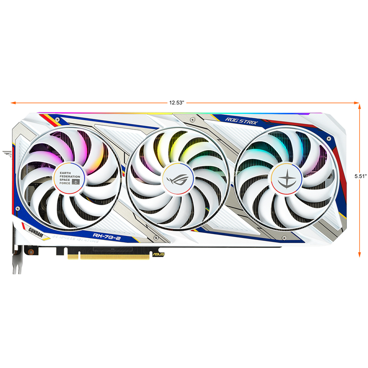 Used ASUS ROG STRIX GeForce RTX 3090 GUNDAM Edition 24GB GDDR6X