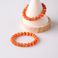 Bracelets en Agate Rouge Naturelle du Sud en Gros, Perles de Bracelets en Agate Rouge du Yunnan de Haute Qualité