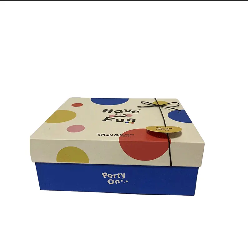 Free Samples Decorative Bow-Knot Ribbon Folding Gift Storage Luxury Paper Cosmetic Perfume Packaging Box