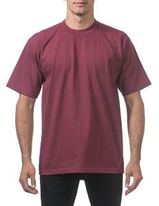 T-shirt d'entraînement de gymnastique en coton épais coupe athlétique pour hommes 100% col rond et manches courtes en coton tricoté - Product Image 6
