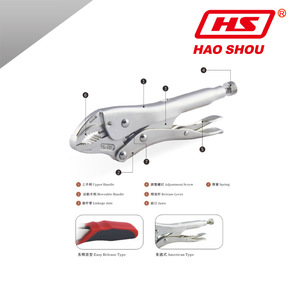 คีมล็อคสแตนเลส Hao Shou ขนาดปาก 6 นิ้ว แบบหยัก เกรดอุตสาหกรรม รุ่น CS-304 - Product Image 4