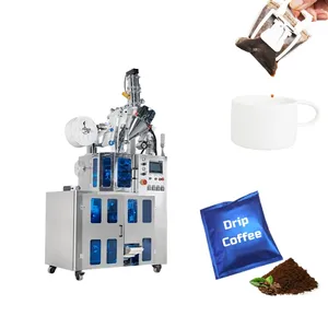 Yeni tasarım hassas damla çanta kahve paketleme makine filtresi damla kulak kahve poşet paketleme makinesi