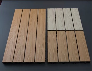 Dalles de <span class=keywords><strong>terrasse</strong></span> WPC emboîtables économiques pour extérieur, balcon, jardin, <span class=keywords><strong>terrasse</strong></span>, en <span class=keywords><strong>bois</strong></span> composite, à assembler soi-même - Product Image 5