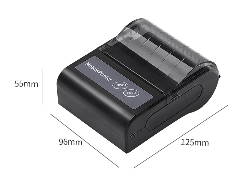 Stampante Termica Portatile Senza Fili Da 80mm: Perfetta Per Ricevute, Biglietti E Fatture — Collega Fino A 8 Dispositivi In Bluetooth!