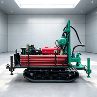 Machine de forage de puits d'eau sur chenilles hydraulique à économie d'énergie, portable, pour l'irrigation