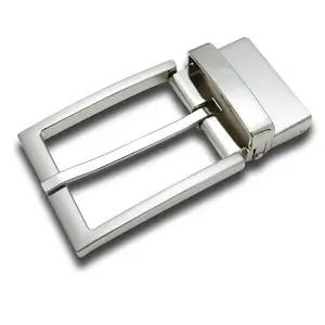 2024 nouveau Design fabricant de ceinture nickel brossé réversible boucles à ardillon système de tournage rotatif pour homme ceintures à cliquet personnalisées