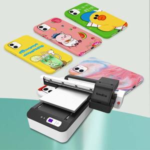 Kongkim A1 <span class=keywords><strong>A2</strong></span> A3 A4 6090 3D LED UV DTF impresora con barniz UV tinta plana máquina de impresión para caja de teléfono botella de vidrio bolígrafos - Product Image 5