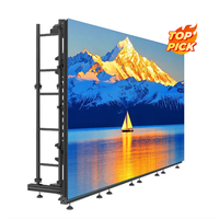 Écran LED modulaire pleine couleur pour événements intérieurs et extérieurs, P1.953, P2.604, P2.976, P3.91, P4.81, location pour événements, églises, expositions, scènes