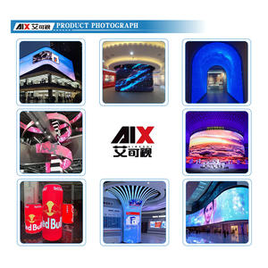 Flexible LED transparente LED película de vidrio instalado suave película de vidrio transparente pantalla LED - Product Image 3