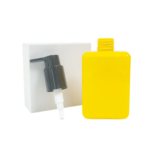Nuevo Diseño de Botella de Plástico PET Cuadrada Amarilla de 500 ml con Bomba <span class=keywords><strong>para</strong></span> Desinfectante de <span class=keywords><strong>Manos</strong></span>, Champú, Jabón Líquido - Product Image 3