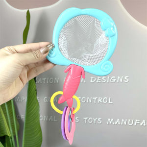 Jouet <span class=keywords><strong>de</strong></span> <span class=keywords><strong>Bain</strong></span> en Caoutchouc à Couleur Changeante pour Bébé avec <span class=keywords><strong>Filet</strong></span>, Organisateur <span class=keywords><strong>de</strong></span> <span class=keywords><strong>Jeu</strong></span> <span class=keywords><strong>de</strong></span> Pêche à l'Eau - Product Image 3