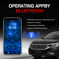 Système de Sécurité d'Alarme de Voiture à Commande par Application Bluetooth Anti-Vol et Anti-Piratage avec Verrouillage Centralisé