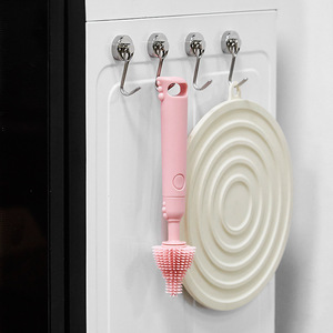 ตะขอแม่เหล็กสแตนเลสแบบเดี่ยว ดีไซน์ทรงกลม สำหรับจัดระเบียบกุญแจในครัว ไม่ต้องเจาะ แม่เหล็กแรงสูง - Product Image 5