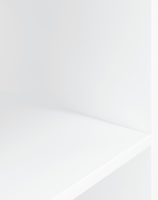 Support d'aquarium rectangulaire de luxe en bois massif pour intérieur avec espace de rangement à 3 niveaux, blanc