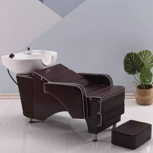 Hair Washing Station Massage <b>Bed</b> Hair Salon Furniture Shampoo <b>Bed</b> Washing Shampoo Chair With Bowl - Product Image 5