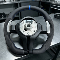 Volant en cuir pour BMW F10 F30 F01 F36 F20 F22 F31 F87 F80 F15 E70 E90 M2 M3 M4 M5 M6 X5 Haute Qualité