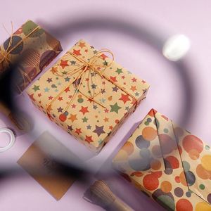 Wholesale 80g Birthday Kraft <b>Paper</b> <b>Tissue</b> 43*300cm Gift Luxury Custom Packaging <b>Wrapping</b> <b>Paper</b> Roll - Product Image 2
