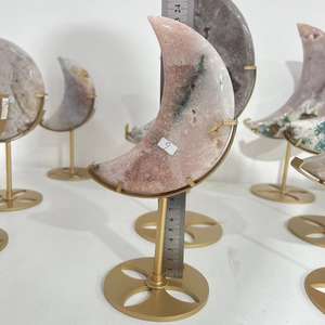 Cristallo naturale pietre curative <span class=keywords><strong>rosa</strong></span> ametista <span class=keywords><strong>luna</strong></span> <span class=keywords><strong>luna</strong></span> <span class=keywords><strong>di</strong></span> cristallo <span class=keywords><strong>di</strong></span> alta qualità per la decorazione - Product Image 5