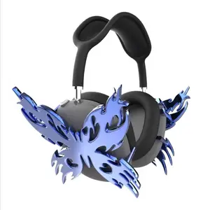 3D הדפסה מתכתי צבע פרפר דפוס 3d מודפס אופנה אוזן מקרה ייחודי עיצוב של מגניב אוזניות הגנת כיסוי