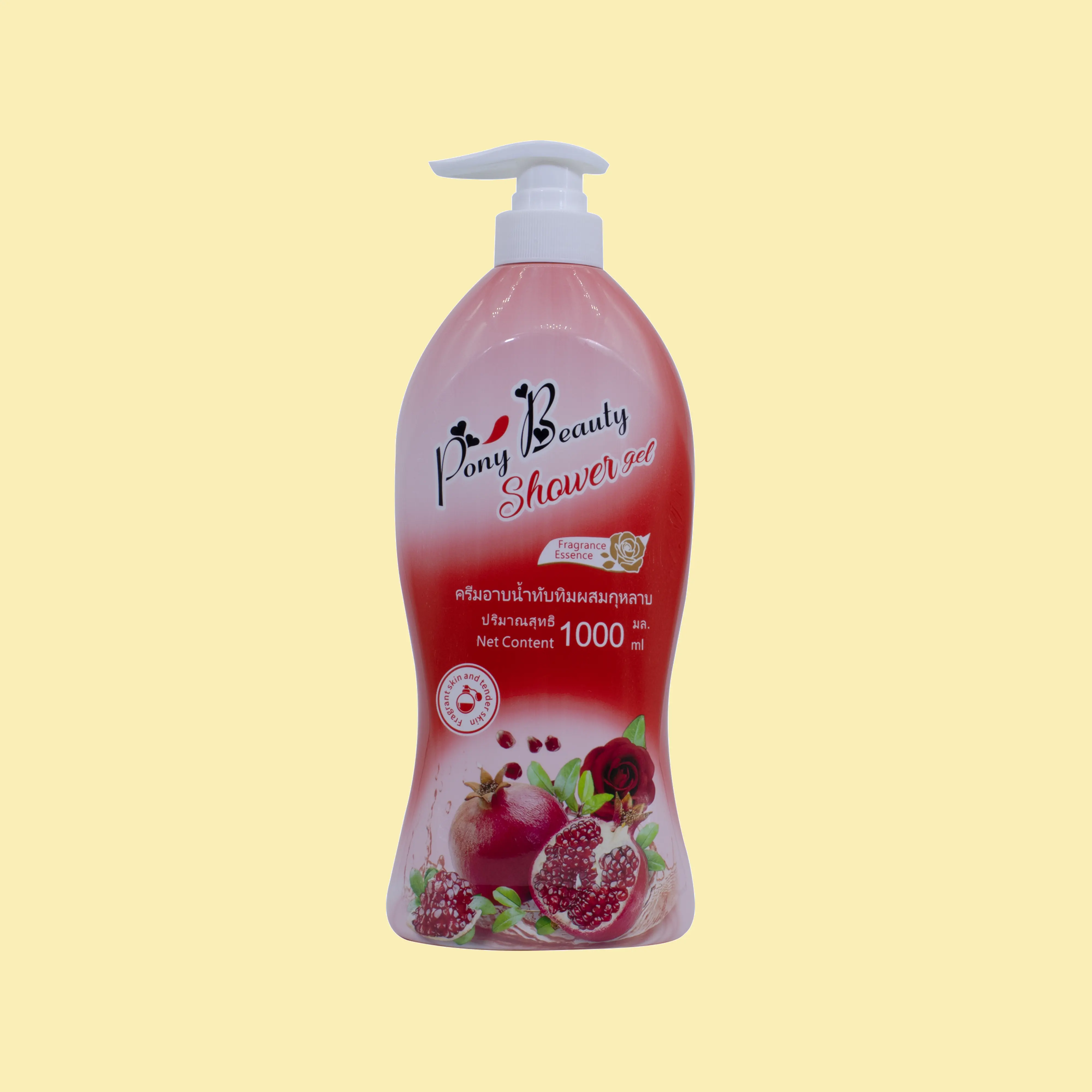 Pony Beauty Wholesale 1000ml Avocado Jasmine Pomegranate Coconut Goat Milk Body Wash Bath Care Shower Gel