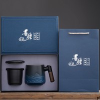 Café Oficina Recomendado 250ML 2 Pack Juego de tazas de café Caja de regalo Embalaje Juego de tazas de té de café de cerámica
