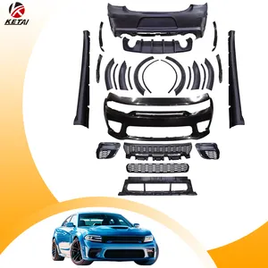 Parachoques delantero y trasero para coche, guardabarros anchos SRT Hellcat WideBody, Kit de carrocería para Dodge Charger 2015-2022, superventas