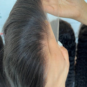Peluca frontal de encaje suizo HD transparente 13x6, 100% cabello humano virgen vietnamita, sin pegamento, pelucas frontales de encaje 13x4 para mujeres afroamericanas - Product Image 2