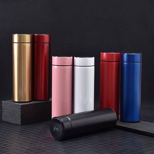 Gobelet isotherme double paroi en acier inoxydable 304 avec affichage LED de la température tactile, logo personnalisable, vaisselle numérique - Product Image 3