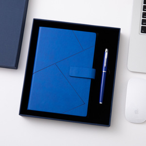 Agenda A5 de Negocios Kraft, Espiral, Papel de Piedra, Cuero PU, Promocional, Personalizada, Juego de Regalo con Libreta y Bolígrafo con Logotipo - Product Image 2