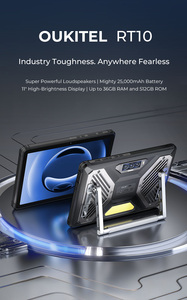 RT10 Nuevo Modelo, Tablet PC Resistente Oukitel de 11'', 25000mAh, Procesador Dimensity 7400X, Linterna para Camping, 12GB 512GB, Cámara Frontal de 32MP - Product Image 5