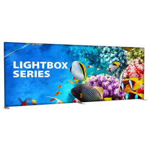 Лидер продаж, 56 мм, портативная и экологичная квадратная светодиодная подставка, трубчатый Лайтбокс для наружной рекламы, складная конструкция - Product Image 1