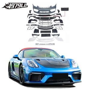 [1979LL] Kit de Carrocería para Porsche Cayman <span class=keywords><strong>Boxster</strong></span> <span class=keywords><strong>981</strong></span> de 2013, 2014 y 2015 con Parachoques Delantero, Actualización a Kits de Carrocería GT4RS Spyder - Product Image 1
