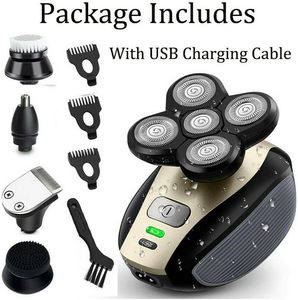 Rasoir électrique rotatif <span class=keywords><strong>pour</strong></span> homme haute puissance, rechargeable par USB, étanche, jetable, <span class=keywords><strong>pour</strong></span> le visage, le corps et la <span class=keywords><strong>barbe</strong></span>, <span class=keywords><strong>longue</strong></span> durée de fonctionnement, <span class=keywords><strong>tondeuse</strong></span> <span class=keywords><strong>pour</strong></span> usage domestique - Product Image 2