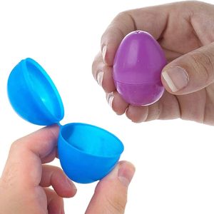 Existencias de Pascua 2024 <span class=keywords><strong>Juguetes</strong></span> Regalos Decoración Colorido Gigante Grande 6x4,5 cm Suave Vacío Rellenable <span class=keywords><strong>Huevos</strong></span> de Pascua de plástico <span class=keywords><strong>en</strong></span> blanco - Product Image 4
