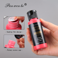 24 couleurs 2oz/60ml bouteilles de peinture acrylique ensemble non toxique imperméable à l'eau riche Pigments peinture acrylique pour artistes, étudiants, débutants